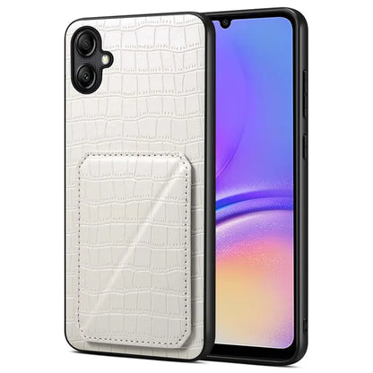 For Samsung Galaxy A05 4G Case PU+PC+TPU Anti-drop Phone Cover with Card Holder