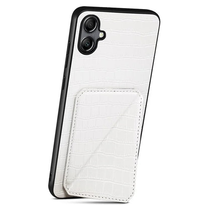 For Samsung Galaxy A05 4G Case PU+PC+TPU Anti-drop Phone Cover with Card Holder