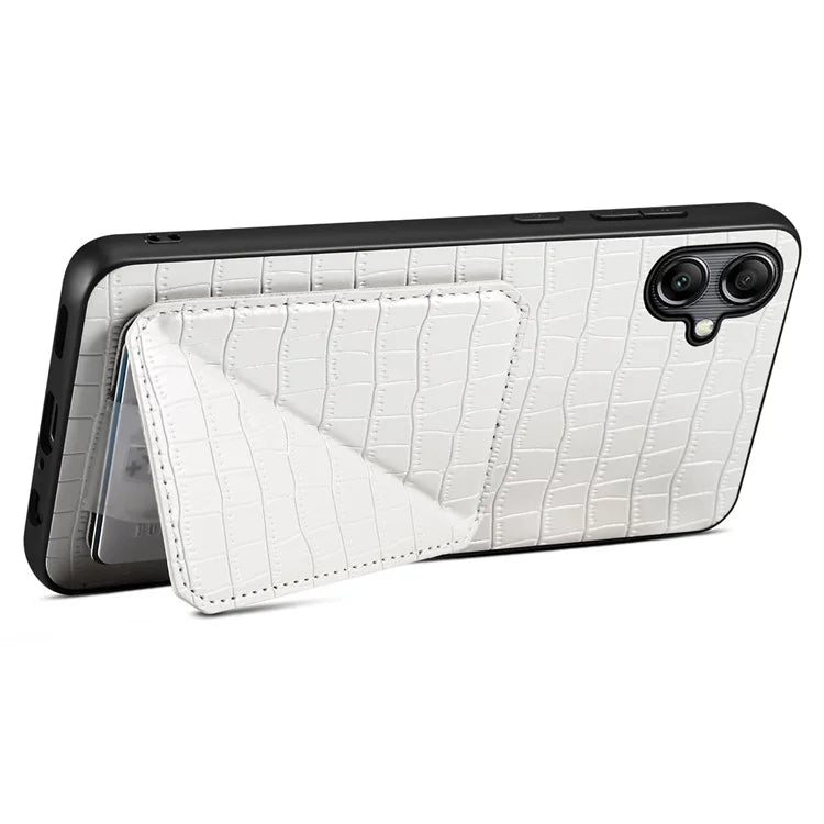 For Samsung Galaxy A05 4G Case PU+PC+TPU Anti-drop Phone Cover with Card Holder