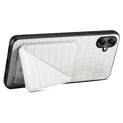 For Samsung Galaxy A05 4G Case PU+PC+TPU Anti-drop Phone Cover with Card Holder