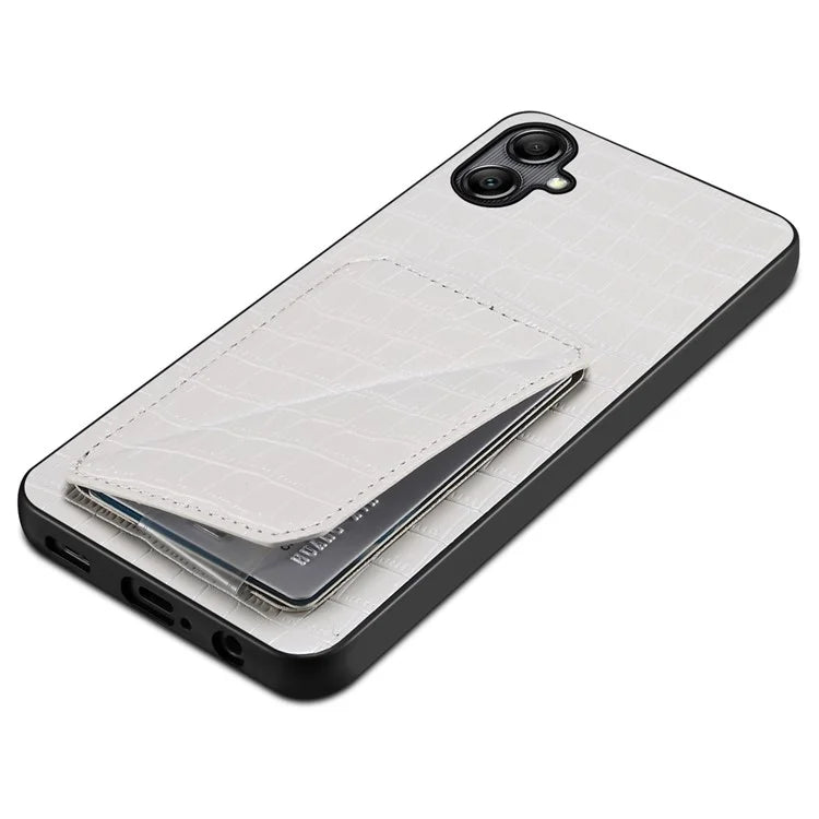 For Samsung Galaxy A05 4G Case PU+PC+TPU Anti-drop Phone Cover with Card Holder