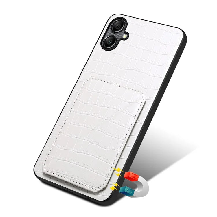 For Samsung Galaxy A05 4G Case PU+PC+TPU Anti-drop Phone Cover with Card Holder