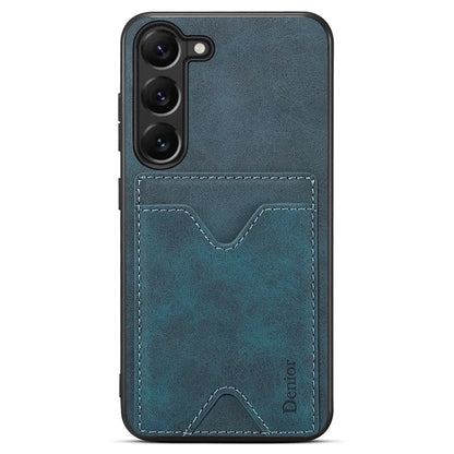 DENIOR For Samsung Galaxy S24 Celll Phone Case Card Holder Kickstand Back Cover