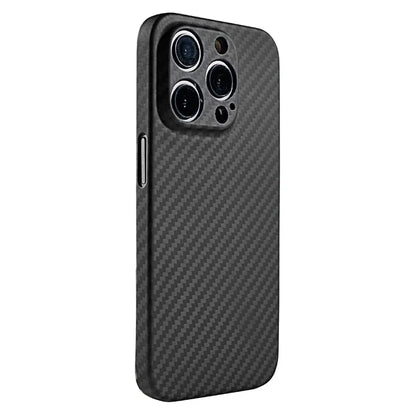 For iPhone 15 Pro Cover 1500D Coarse Texture Aramid Fiber Precise Cutout Phone Protective Shell