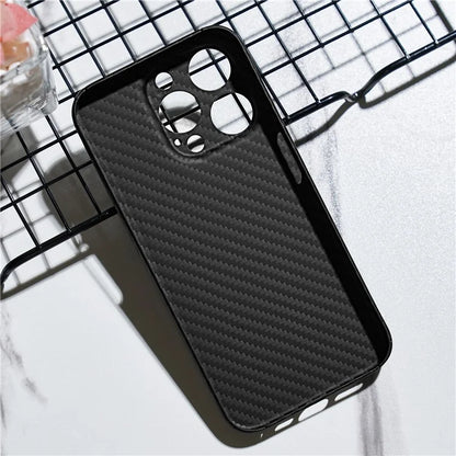 For iPhone 15 Pro Cover 1500D Coarse Texture Aramid Fiber Precise Cutout Phone Protective Shell