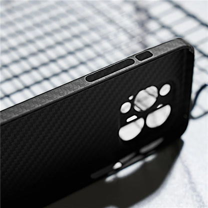 For iPhone 15 Pro Cover 1500D Coarse Texture Aramid Fiber Precise Cutout Phone Protective Shell