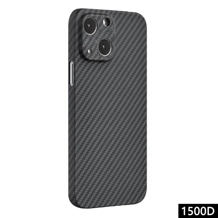 For iPhone 15 Plus Case 1500D Coarse Texture Carbon Fiber Texture Precise Cutout Phone Protective Cover