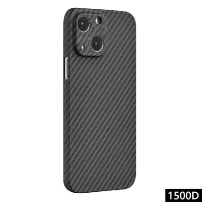 For iPhone 15 Plus Case 1500D Coarse Texture Carbon Fiber Texture Precise Cutout Phone Protective Cover