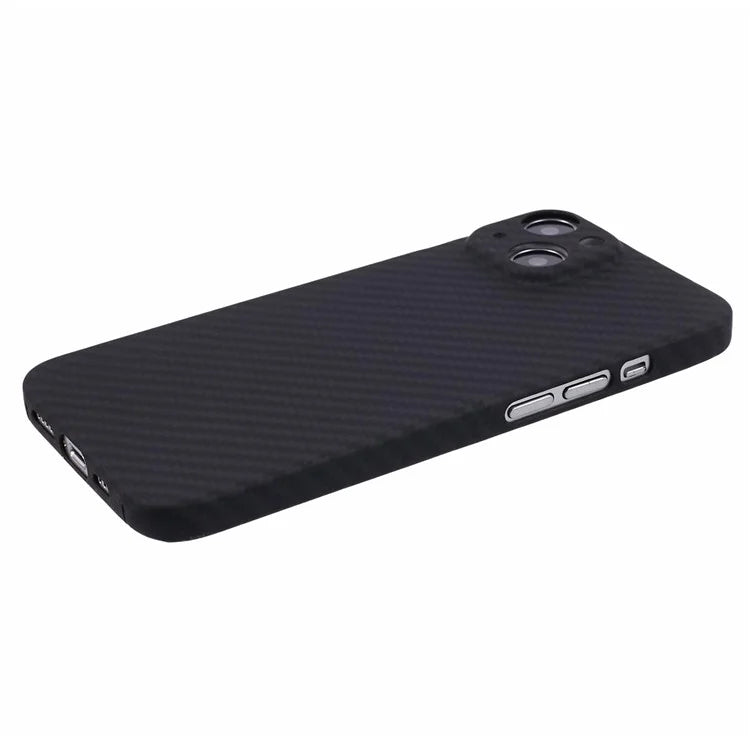 For iPhone 15 Plus Case 1500D Coarse Texture Carbon Fiber Texture Precise Cutout Phone Protective Cover