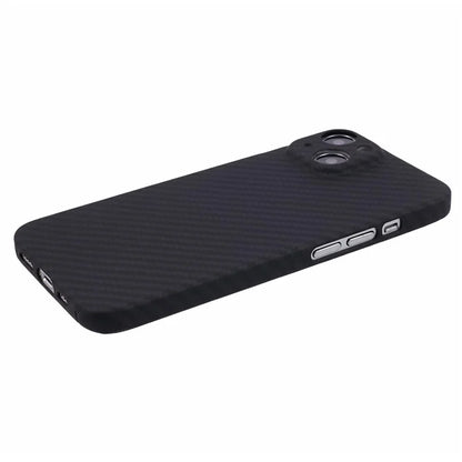 For iPhone 15 Plus Case 1500D Coarse Texture Carbon Fiber Texture Precise Cutout Phone Protective Cover