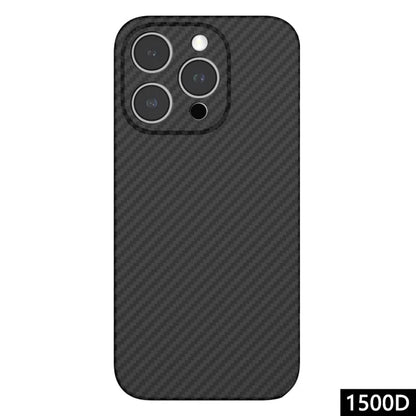 For iPhone 15 Pro Magnetic Phone Case Precise Cutout 1500D Coarse TextureAramid Fiber Shell
