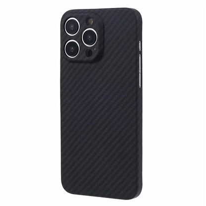 For iPhone 15 Pro Magnetic Phone Case Precise Cutout 1500D Coarse TextureAramid Fiber Shell
