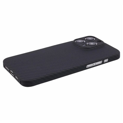 For iPhone 15 Pro Magnetic Phone Case Precise Cutout 1500D Coarse TextureAramid Fiber Shell