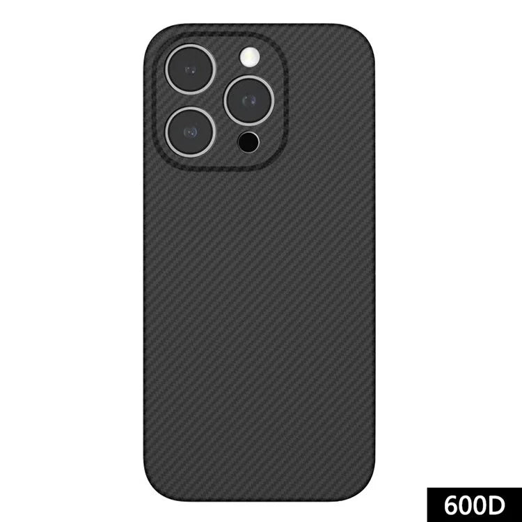 For iPhone 15 Pro Max Cell Phone Cases Carbon Fiber Texture Aramid Fiber Magnetic Cover