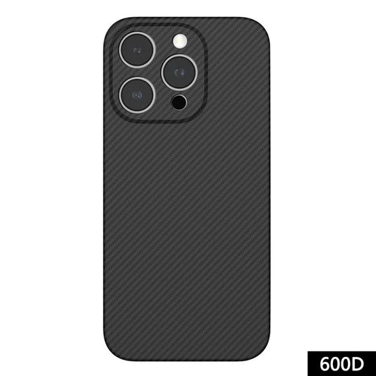 For iPhone 15 Pro Max Cell Phone Cases Carbon Fiber Texture Aramid Fiber Magnetic Cover