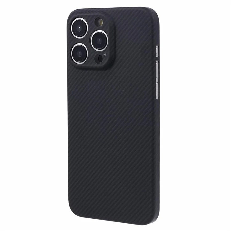 For iPhone 15 Pro Max Cell Phone Cases Carbon Fiber Texture Aramid Fiber Magnetic Cover