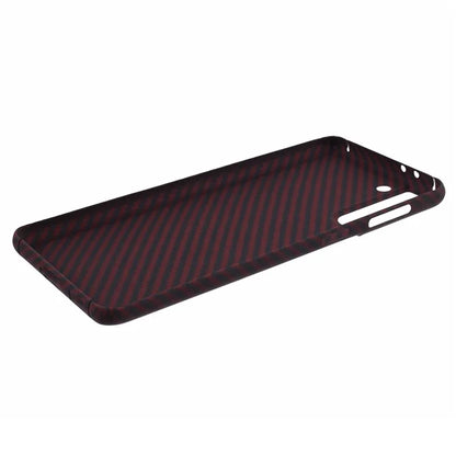 For Samsung Galaxy S22 5G Cell Phone Case 1500D Coarse Texture Aramid Fiber Anti-fall Back Cover (Big Rear Lens Hole)