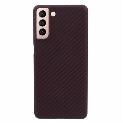 For Samsung Galaxy S22+ 5G Case 1500D Coarse Texture Aramid Fiber Drop Protection Cover (Big Rear Lens Hole)