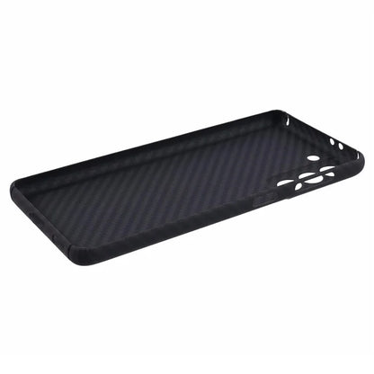 For Samsung Galaxy S21 5G / 4G Case Precise Cutout 1500D Coarse Texture Aramid Fiber Cell Phone Cover