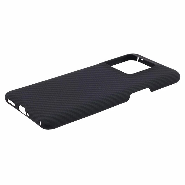 For OnePlus Ace Pro 5G / 10T 5G Aramid Fiber Cell Phone Case 1500D Coarse Texture Cover with Big Lens Cutout