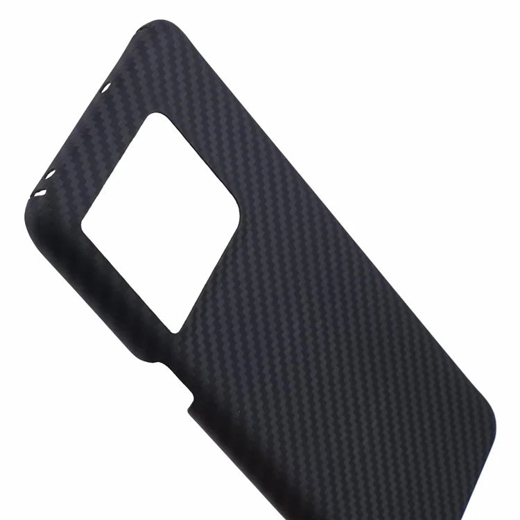 For OnePlus Ace Pro 5G / 10T 5G Aramid Fiber Cell Phone Case 1500D Coarse Texture Cover with Big Lens Cutout