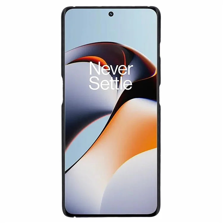 Slim Phone Shell for OnePlus Ace 2 5G / 11R 5G Case 1500D Coarse Texture Precise Lens Cutout Black Aramid Fiber Cover