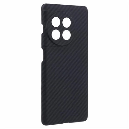 Slim Phone Shell for OnePlus Ace 2 5G / 11R 5G Case 1500D Coarse Texture Precise Lens Cutout Black Aramid Fiber Cover