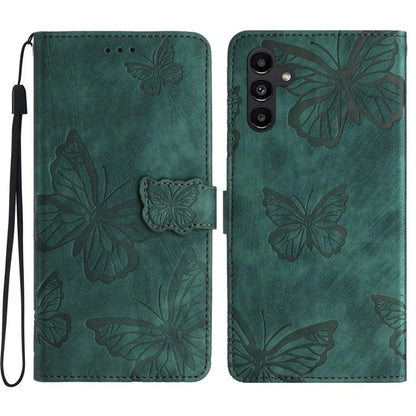 For Samsung Galaxy A35 5G Flip Phone Case PU Leather Butterflies Wallet Cover