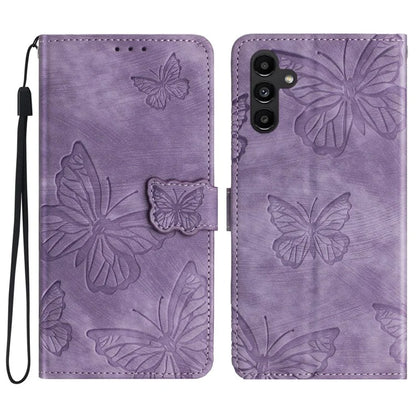 For Samsung Galaxy A35 5G Flip Phone Case PU Leather Butterflies Wallet Cover