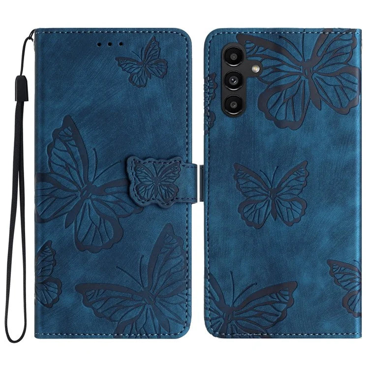 For Samsung Galaxy A35 5G Flip Phone Case PU Leather Butterflies Wallet Cover