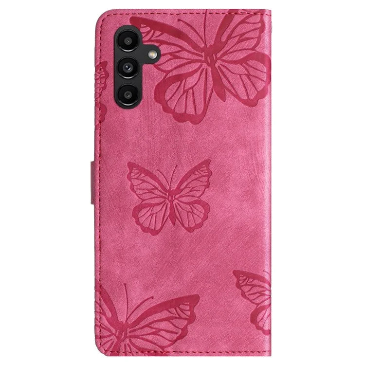 For Samsung Galaxy A35 5G Flip Phone Case PU Leather Butterflies Wallet Cover