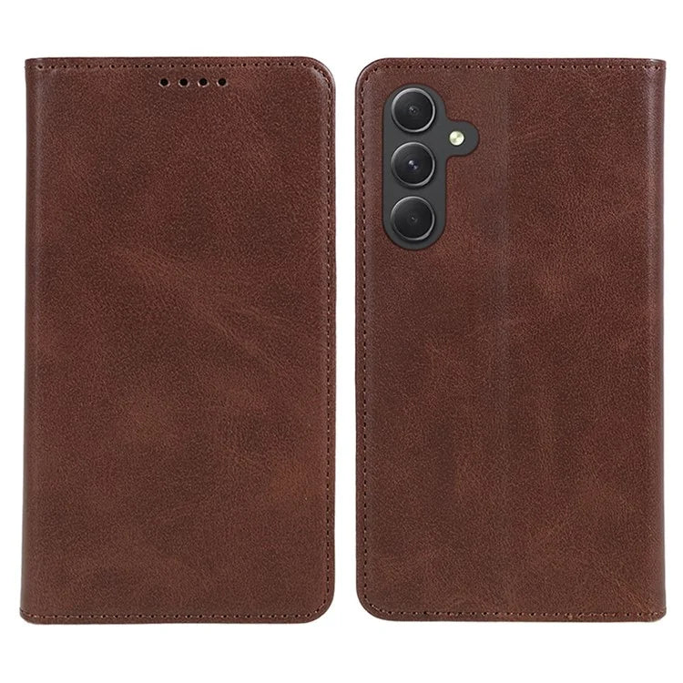For Samsung Galaxy S24 Case Anti-Scratch TPU + PU Leather Mobile Phone Cover