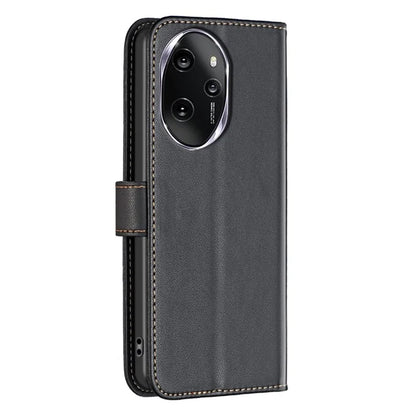 BINFEN COLOR BF17 For Honor 100 Pro 5G Cell Phone Case PU Leather Wallet Shell