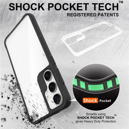 Combat X Mode Series for Samsung Galaxy S24 Cell Phone Case Four Corner Anti-drop Cover