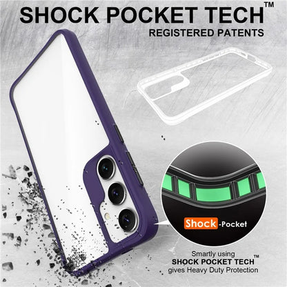 Combat X Mode Series for Samsung Galaxy S24 Cell Phone Case Four Corner Anti-drop Cover