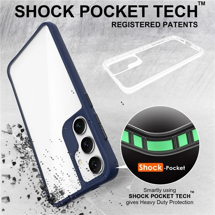 Combat X Mode Series for Samsung Galaxy S24+ Cell Phone Case TPU+PC Anti-drop Cover