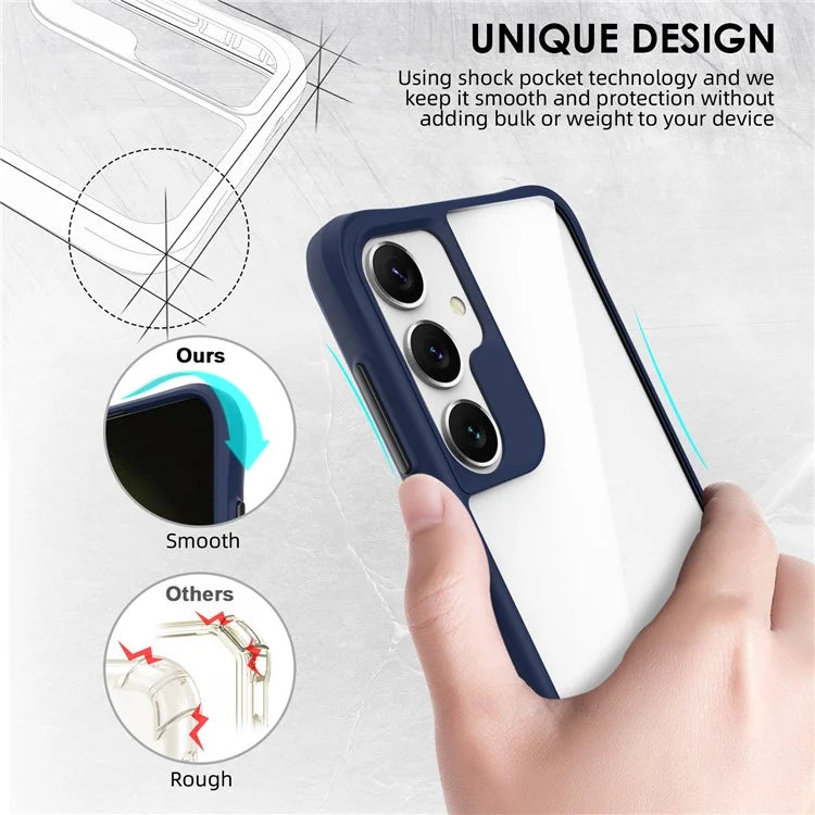 Combat X Mode Series for Samsung Galaxy S24+ Cell Phone Case TPU+PC Anti-drop Cover