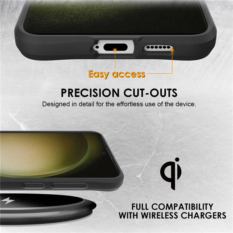 Combat X Mode Series for Samsung Galaxy S24+ Cell Phone Case TPU+PC Anti-drop Cover