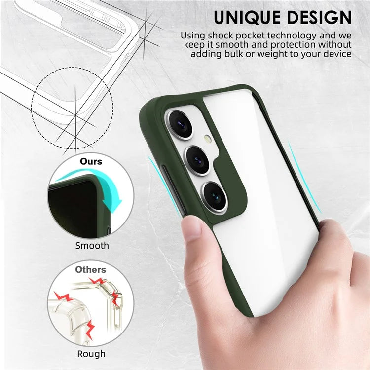 Combat X Mode Series for Samsung Galaxy S24+ Cell Phone Case TPU+PC Anti-drop Cover