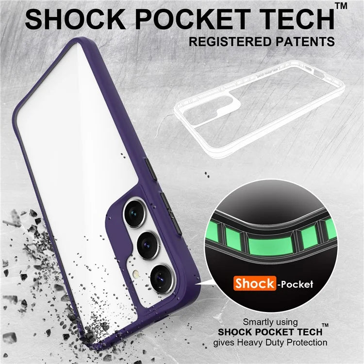 Combat X Mode Series for Samsung Galaxy S24+ Cell Phone Case TPU+PC Anti-drop Cover
