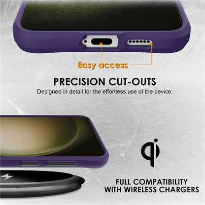 Combat X Mode Series for Samsung Galaxy S24+ Cell Phone Case TPU+PC Anti-drop Cover