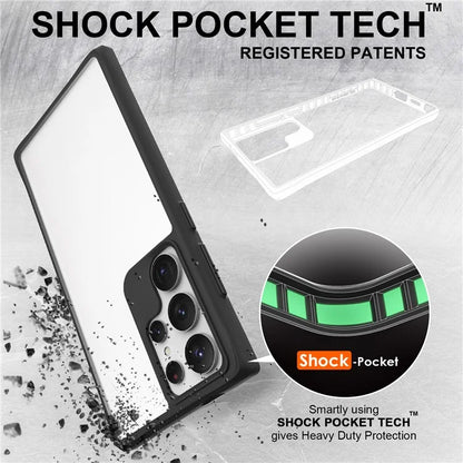 Combat X Mode Series for Samsung Galaxy S24 Ultra Cell Phone Case Shockproof TPU+PC Cover