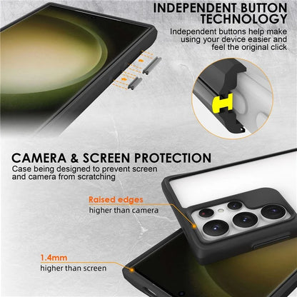 Combat X Mode Series for Samsung Galaxy S24 Ultra Cell Phone Case Shockproof TPU+PC Cover