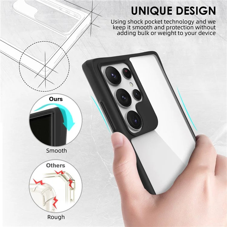 Combat X Mode Series for Samsung Galaxy S24 Ultra Cell Phone Case Shockproof TPU+PC Cover