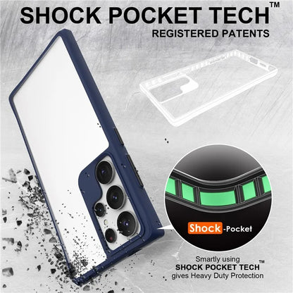 Combat X Mode Series for Samsung Galaxy S24 Ultra Cell Phone Case Shockproof TPU+PC Cover