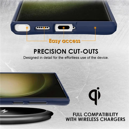 Combat X Mode Series for Samsung Galaxy S24 Ultra Cell Phone Case Shockproof TPU+PC Cover