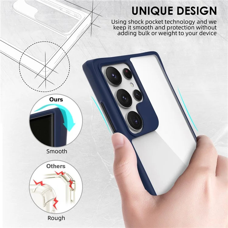Combat X Mode Series for Samsung Galaxy S24 Ultra Cell Phone Case Shockproof TPU+PC Cover