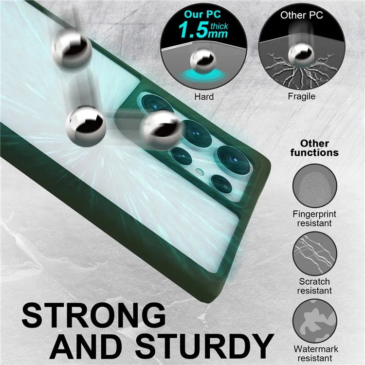 Combat X Mode Series for Samsung Galaxy S24 Ultra Cell Phone Case Shockproof TPU+PC Cover