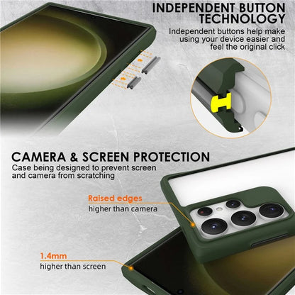 Combat X Mode Series for Samsung Galaxy S24 Ultra Cell Phone Case Shockproof TPU+PC Cover
