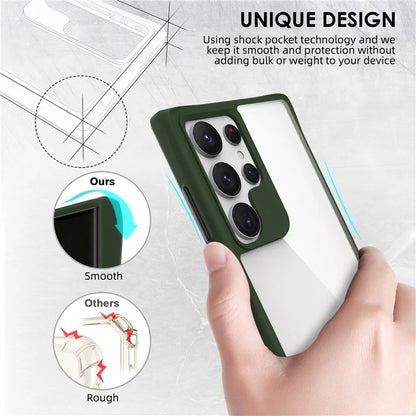 Combat X Mode Series for Samsung Galaxy S24 Ultra Cell Phone Case Shockproof TPU+PC Cover